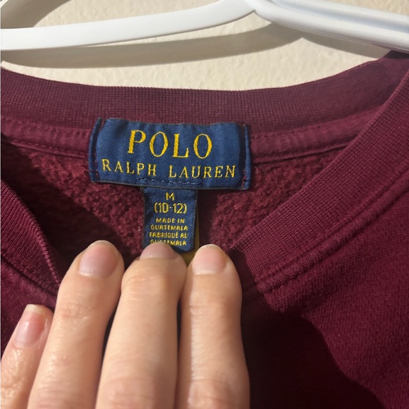 Polo by Ralph Lauren Preppy Bear Fleece Sweatshirt Crewneck Sweater - Picture 4 of 9